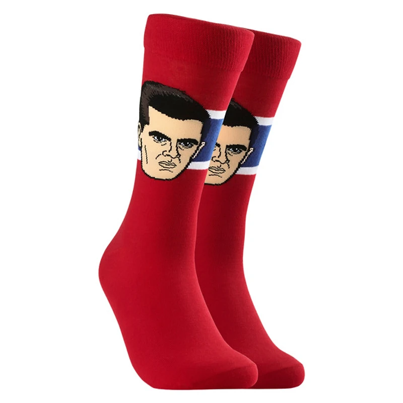 Rocket Richard Montreal Canadiens NHL - Adult Caricature Crew Socks