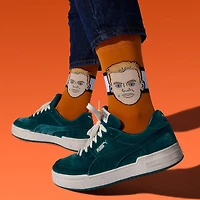 Matvie Michkov Flyers de Philadelphie LNH Édition Recrue - Chaussettes caricatures pour adulte