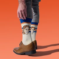 Wayne Gretzky Oilers d'Edmonton LNH Édition Rétro - Chaussettes caricatures pour adulte