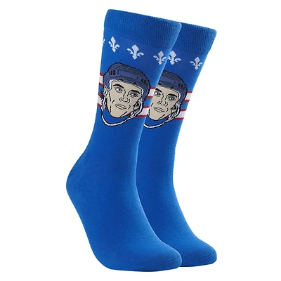 Joe Sakic Nordiques de Québec LNH Édition Recrue - Chaussettes caricatures pour adulte