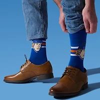 Wayne Gretzky Oilers d'Edmonton LNH - Chaussettes caricatures pour adulte