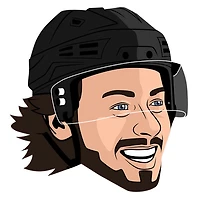 Quinn Hughes Canucks de Vancouver LNH - Chaussettes caricatures pour adulte
