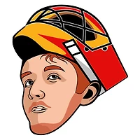 Dustin Wolf Calgary Flames NHL - Adult Caricature Crew Socks