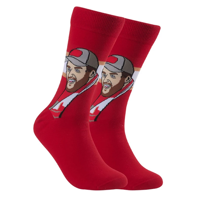 Alexandre Barkov Panthers de la Floride LNH Édition Champs - Chaussettes caricatures pour adulte
