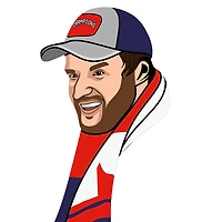 Alexandre Barkov Panthers de la Floride LNH Édition Champs - Chaussettes caricatures pour adulte