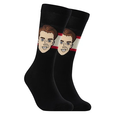 Connor Bedard Chicago Blackhawks NHL Retro Edition - Adult Caricature Crew Socks