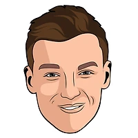 Cale Makar Avalanche du Colorado LNH - Chaussettes caricatures pour adulte