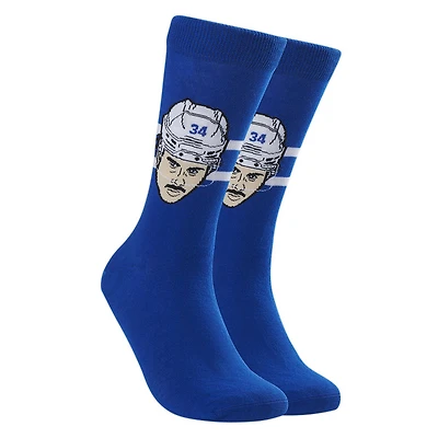 Auston Matthews Toronto Maple Leafs NHL - Adult Caricature Crew Socks