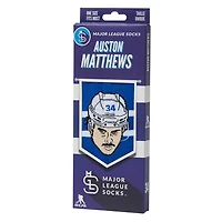 Auston Matthews Toronto Maple Leafs NHL - Adult Caricature Crew Socks