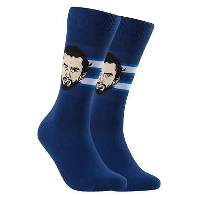 Connor Hellebuyck Jets de Winnipeg LNH - Chaussettes caricatures pour adulte