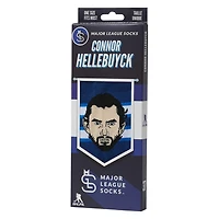Connor Hellebuyck Jets de Winnipeg LNH - Chaussettes caricatures pour adulte