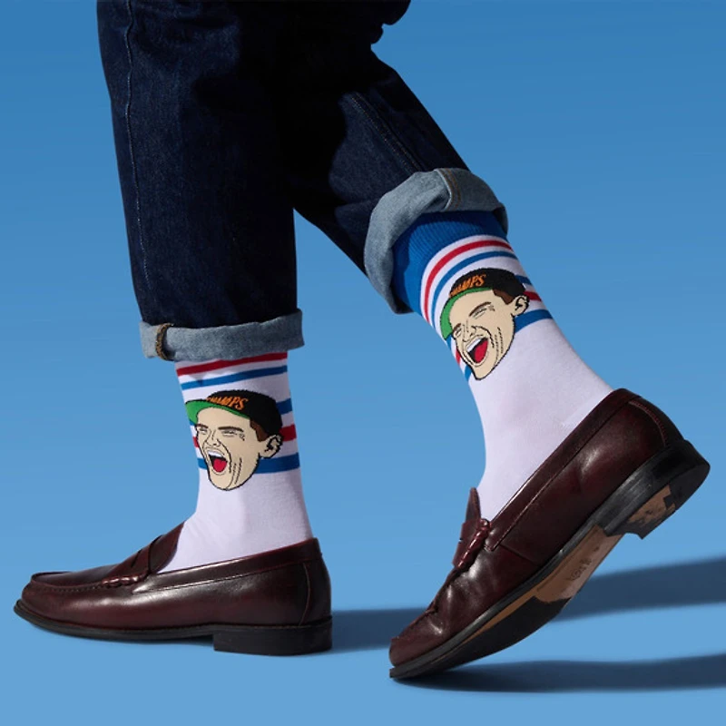 Mark Messier New York Rangers NHL Special Edition - Adult Caricature Crew Socks