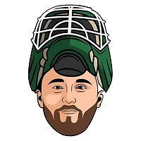 Jake Oettinger Dallas Stars NHL - Adult Caricature Crew Socks