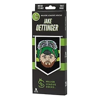 Jake Oettinger Dallas Stars NHL - Adult Caricature Crew Socks