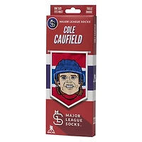 Cole Caufield Montreal Canadiens NHL - Adult Caricature Crew Socks