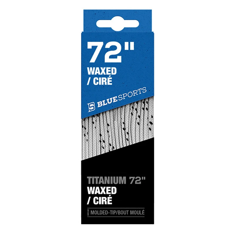 Titanium - Waxed skate laces