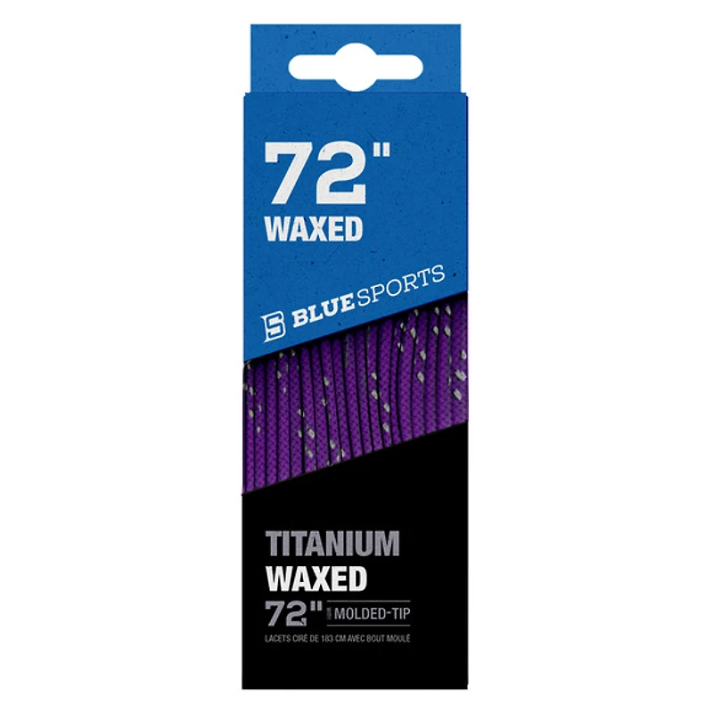 Titanium - Waxed skate laces