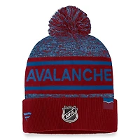 Authentic Pro Rink Heathered Knit - Tuque à revers avec pompon pour adulte