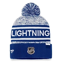 Authentic Pro Rink Heathered Knit - Tuque à revers avec pompon pour adulte