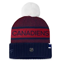Authentic Pro Rink - Tuque à revers avec pompon pour adulte