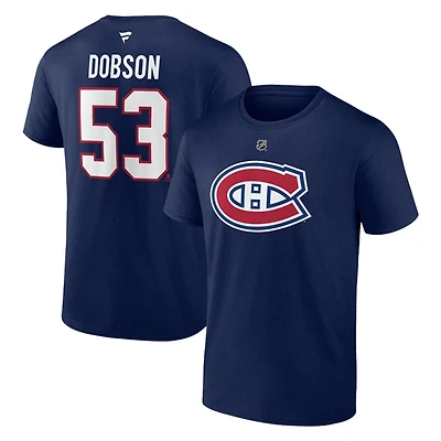 Authentic Stacked #53 Noah Dobson - Adult NHL T-shirt