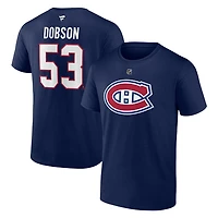 Authentic Stacked #53 Noah Dobson - Adult NHL T-shirt