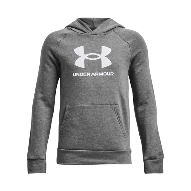 Rival Fleece Big Logo - Boys' Hoodie