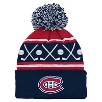 Face Off - Junior Cuffed Tuque with Pompom
