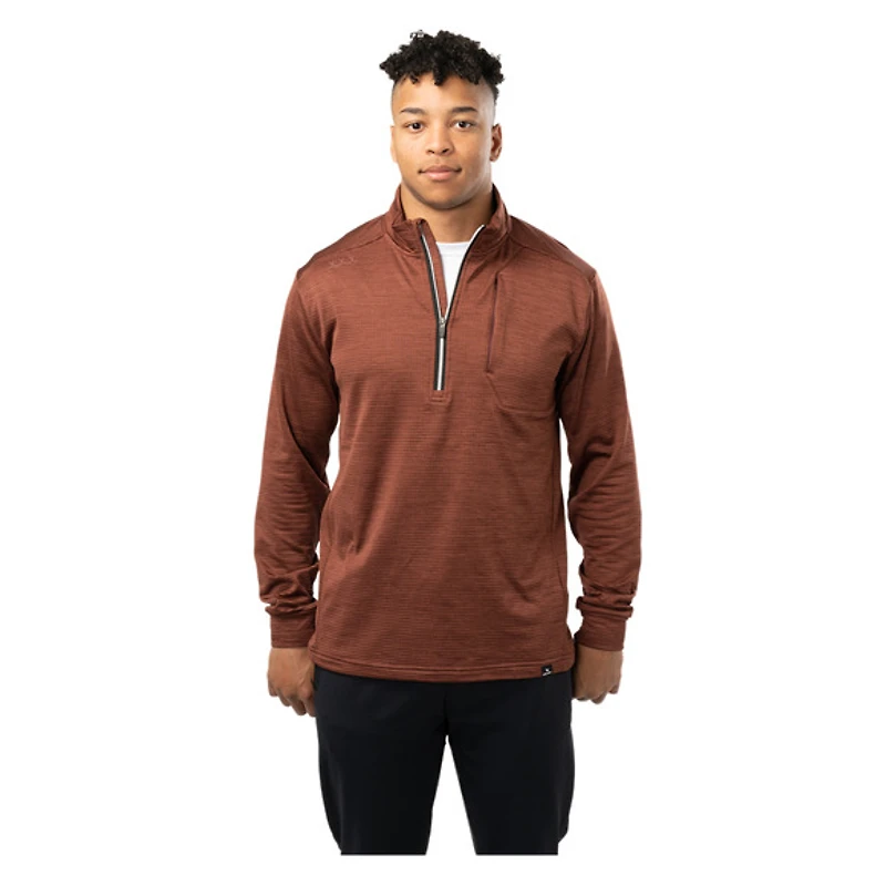 Textured - Men's Half-Zip Sweater