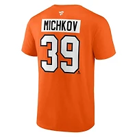 Authentic Stacked #39 Matvei Michkov - T-shirt de la LNH pour adulte