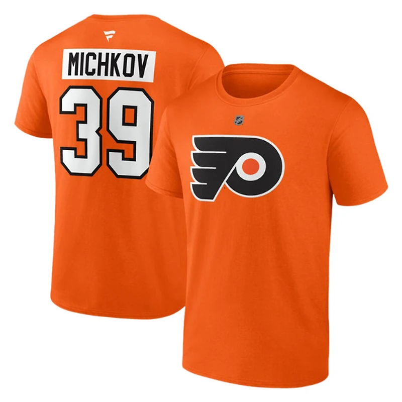 Authentic Stacked #39 Matvei Michkov - T-shirt de la LNH pour adulte