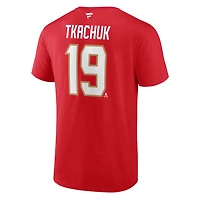 Authentic Stacked #19 Matthew Tkachuk - Adult NHL T-shirt