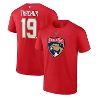 Authentic Stacked #19 Matthew Tkachuk - Adult NHL T-shirt