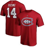 Authentic Stacked #14 Nick Suzuki - Adult NHL T-shirt