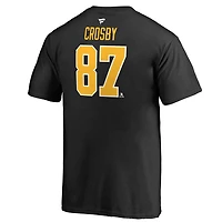 Authentic Stacked #87 Sidney Crosby - Adult NHL T-shirt