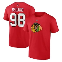 Authentic Stacked #98 Connor Bedard - Adult NHL T-shirt