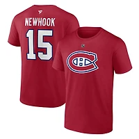 Authentic Stacked #15 Alex Newhook - Adult NHL T-shirt