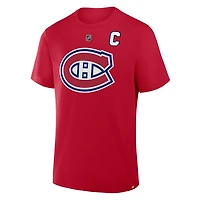 Authentic Stacked #14 Nick Suzuki - T-shirt de la LNH pour adulte