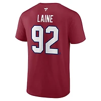 Authentic Stacked #92 Patrik Laine - Adult NHL T-shirt