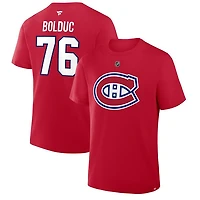 Authentic Stacked #76 Zack Bolduc - T-shirt de la LNH pour adulte