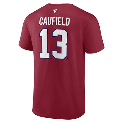 Authentic Stacked #13 Cole Caufield - Adult NHL T-shirt