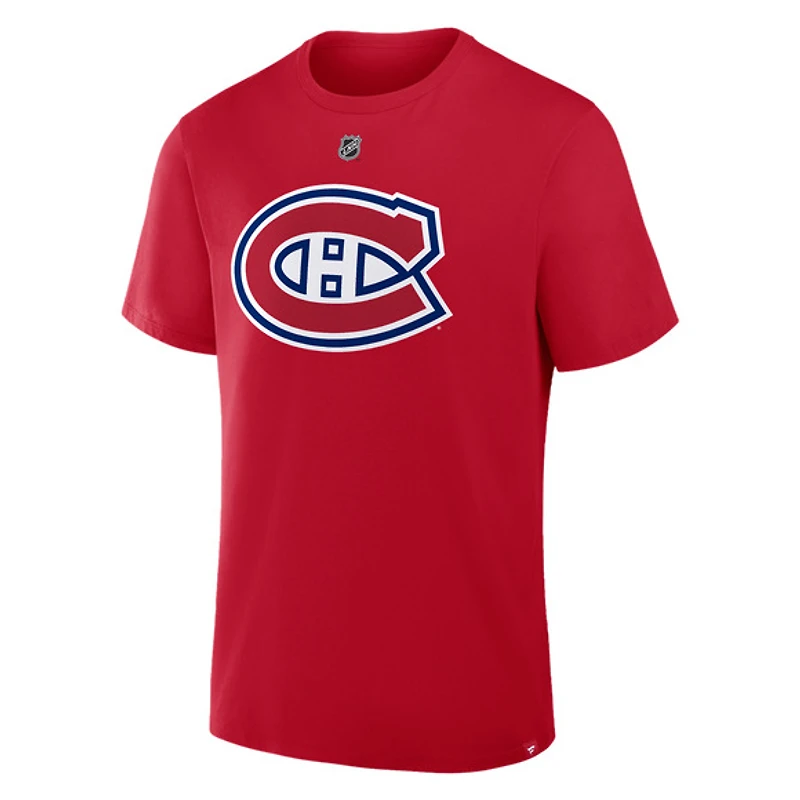 Authentic Stacked #35 Sam Montembeault - T-shirt de la LNH pour adulte