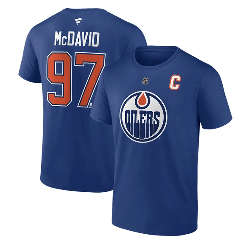 Authentic Stacked #97 Connor McDavid - Adult NHL T-shirt