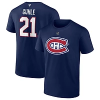 Authentic Stacked #21 Kaiden Guhle - T-shirt de la LNH pour adulte