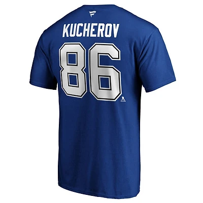 Authentic Stacked #86 Nikita Kucherov - Adult NHL T-shirt