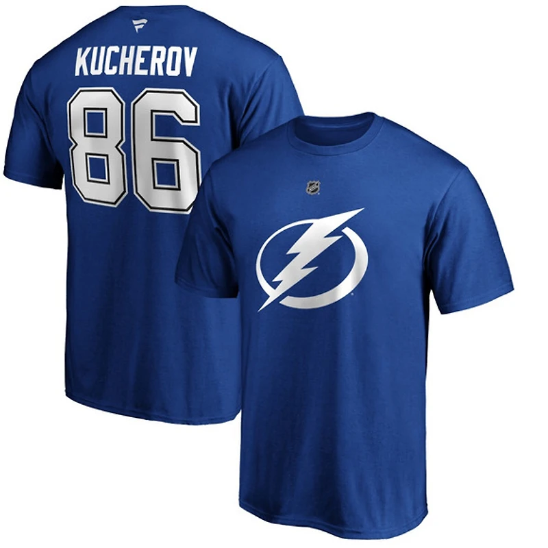 Authentic Stacked #86 Nikita Kucherov - Adult NHL T-shirt