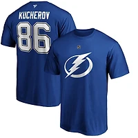Authentic Stacked #86 Nikita Kucherov - Adult NHL T-shirt
