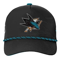 Authentic Pro 2026 Podium Sharks de San Jose - Casquette ajustable pour junior