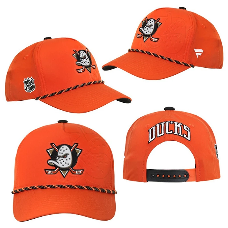 Authentic Pro 2026 Podium Ducks d'Anaheim - Casquette ajustable pour junior