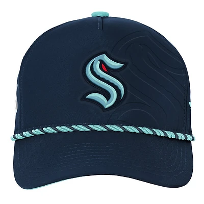 Authentic Pro 2026 Podium Kraken de Seattle - Casquette ajustable pour junior